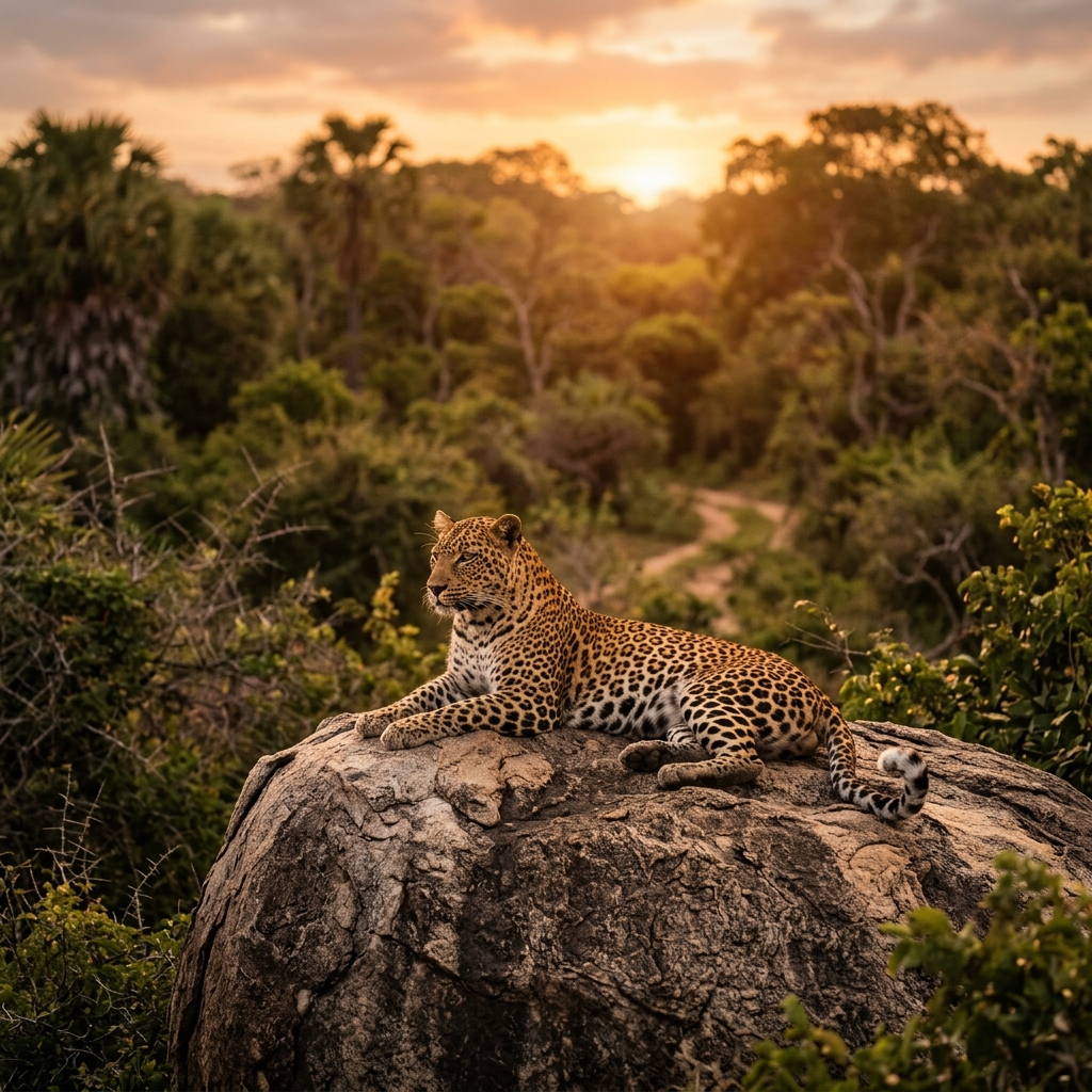 Sri Lankan Leopard in Yala National Park